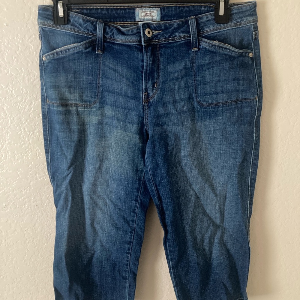 Levi's Classic Blue 545 capris